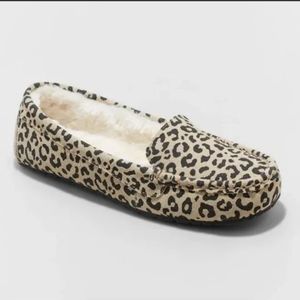 Women's Gemma Moccasin Leopard Slippers
